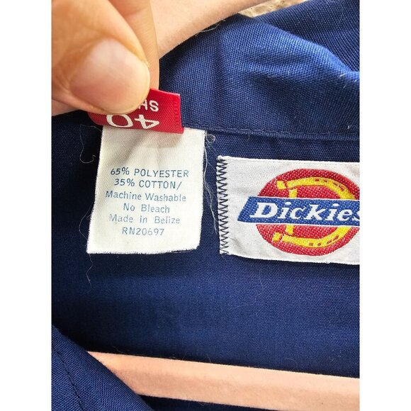 Dickies Vintage 80s Coveralls Work Wear Short Sleeve 40 Short - Picture 7 of 10